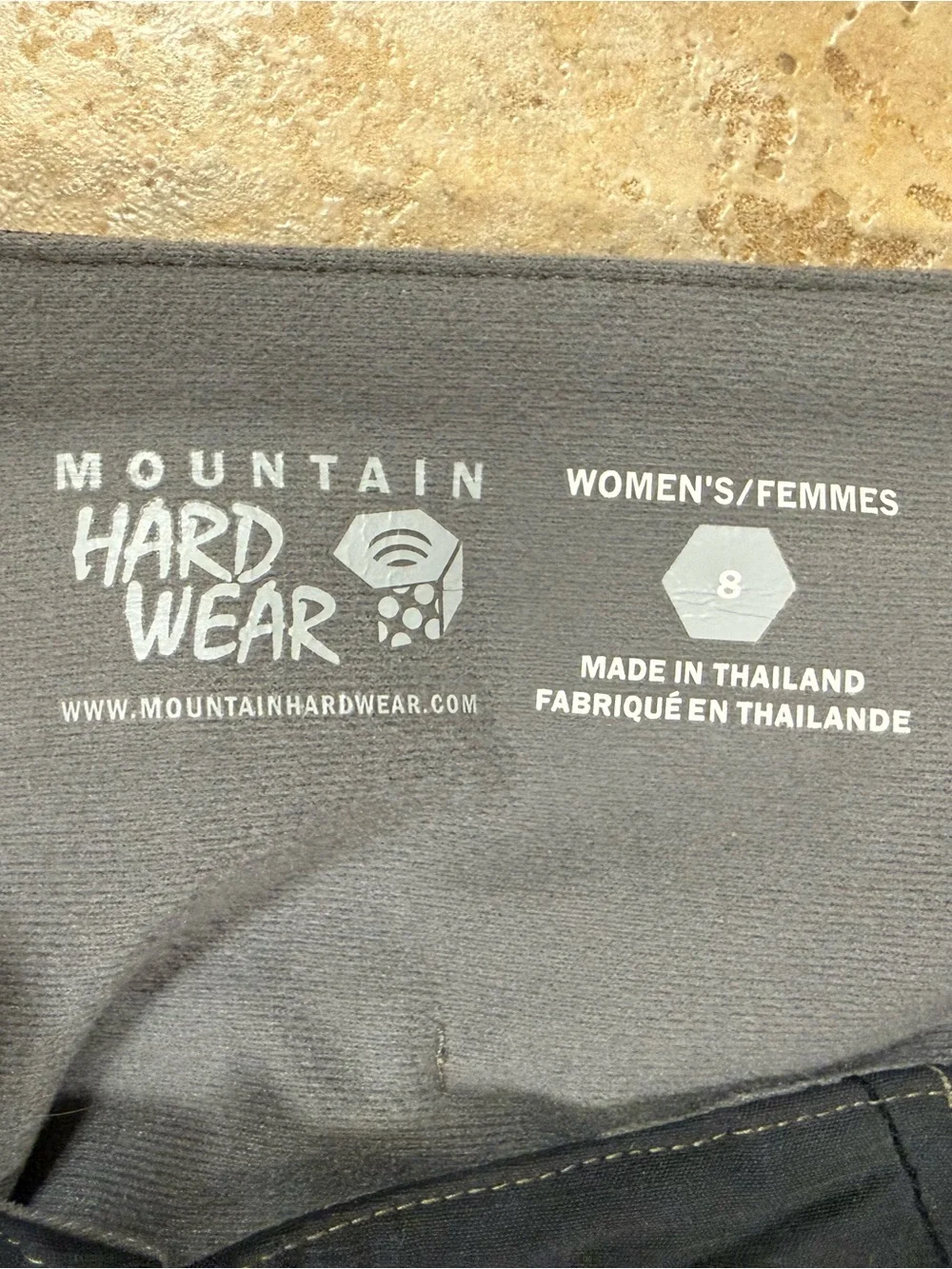 Sporty Mountain Hardwear dark gray A-Line Skirt - Casual Pocket Detail